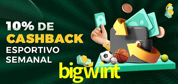 10% de bônus de cashback na bigwint